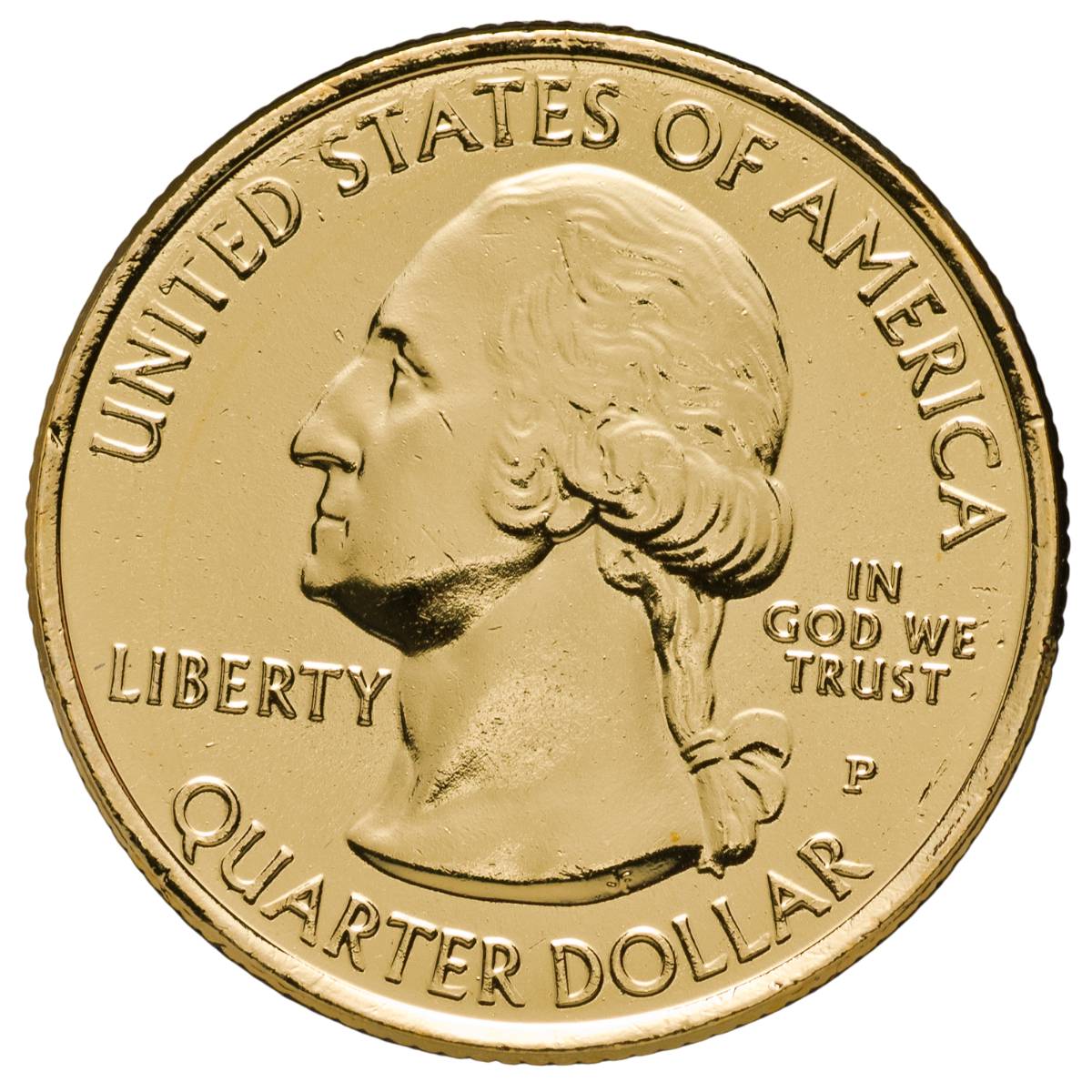 US National Parks 2011 Quarter Olympic Gold-plated Coin