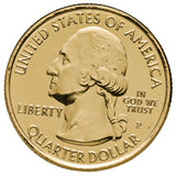 US National Parks 2011 Quarter Olympic Gold-plated Coin