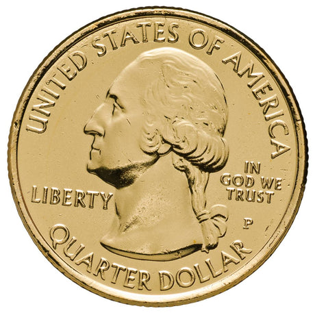 US National Parks 2011 Quarter Olympic Gold-plated Coin