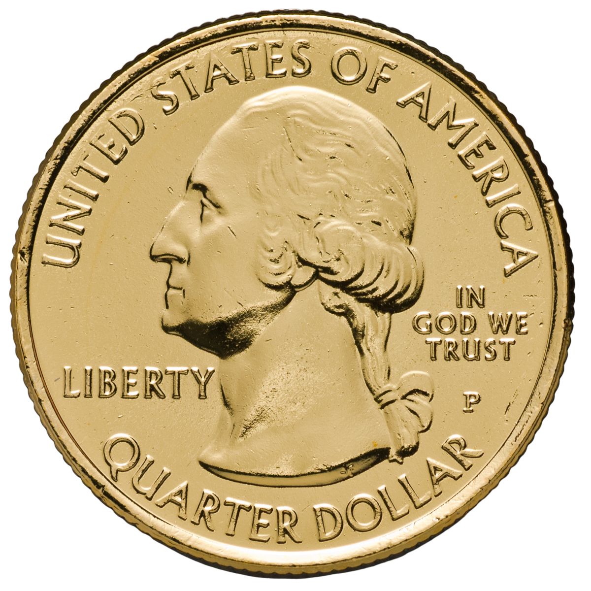 US National Parks 2012 Denali Gold-plated Coin