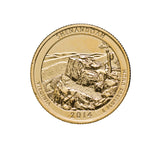 US National Parks 2014 Shenandoah Gold-plated Coin