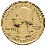 US National Parks 2016 Theodore Roosevelt Gold-plated Coin