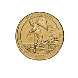 US National Parks 2016 Fort Moultrie Gold-plated Coin