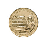 US National Parks 2017 Frederick Douglass Gold-plated Coin