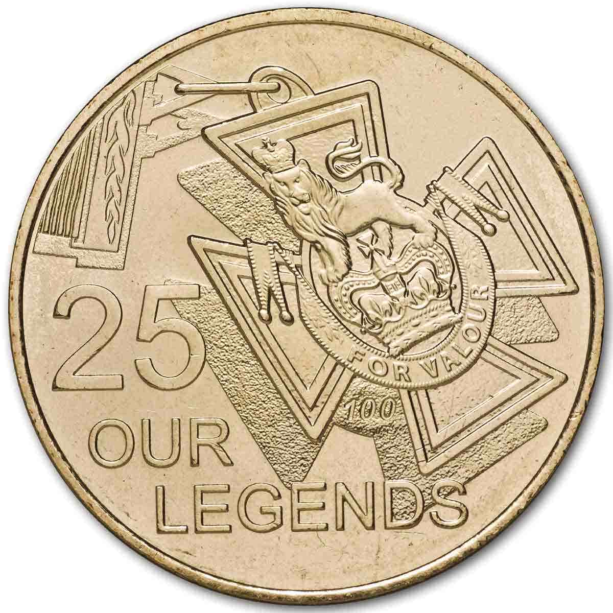 Australia Victoria Cross 2016 25c Aluminium-Bronze Uncirculated