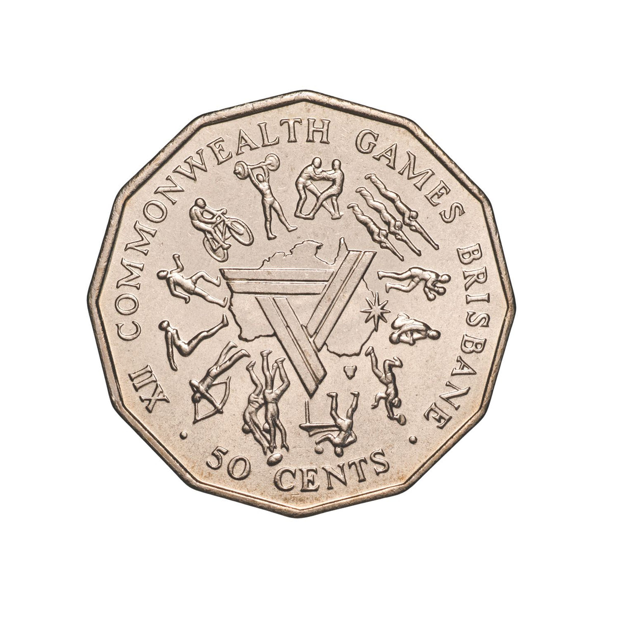 RAM 1982 50c Commonwealth Games Mint Roll (20 Uncirculated Coins)