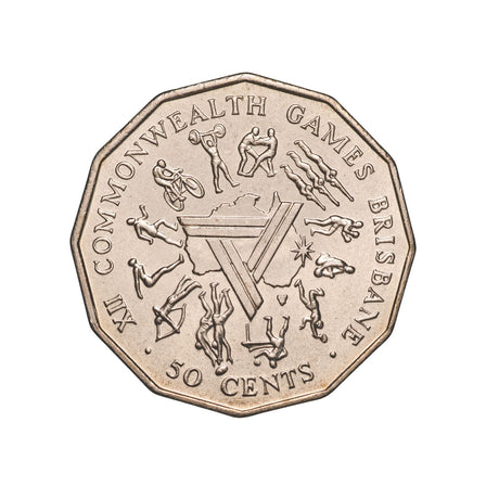 RAM 1982 50c Commonwealth Games Mint Roll (20 Uncirculated Coins)