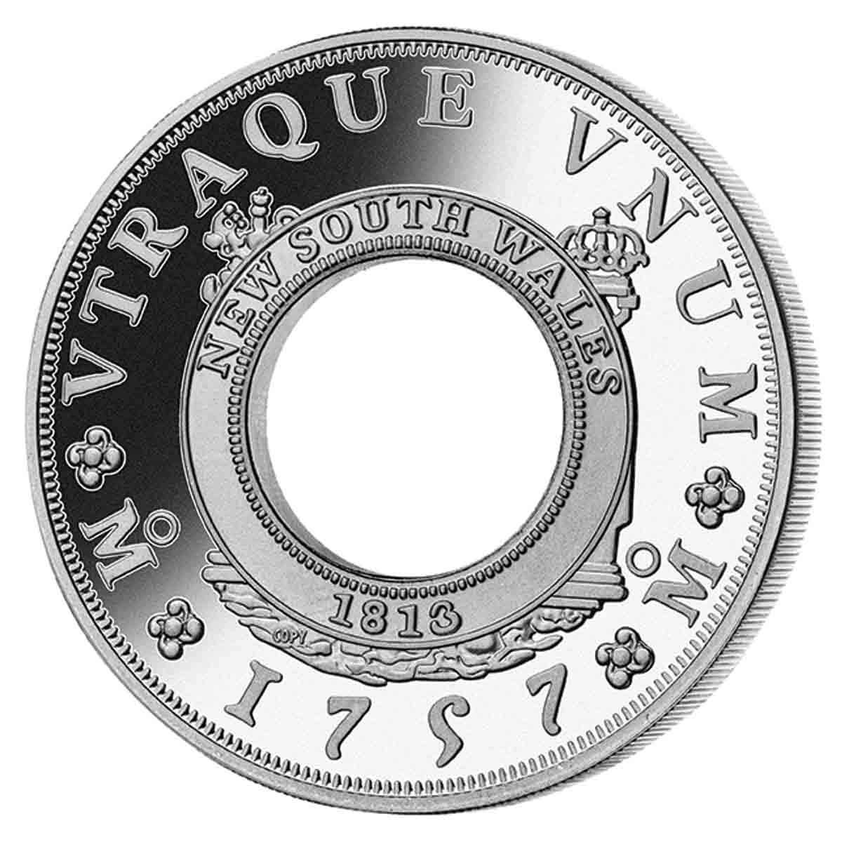 1757 Holey Dollar Replica