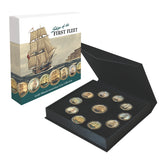 Australia's First Fleet Gold-plated Halfpenny & Penny 11-Coin Collection