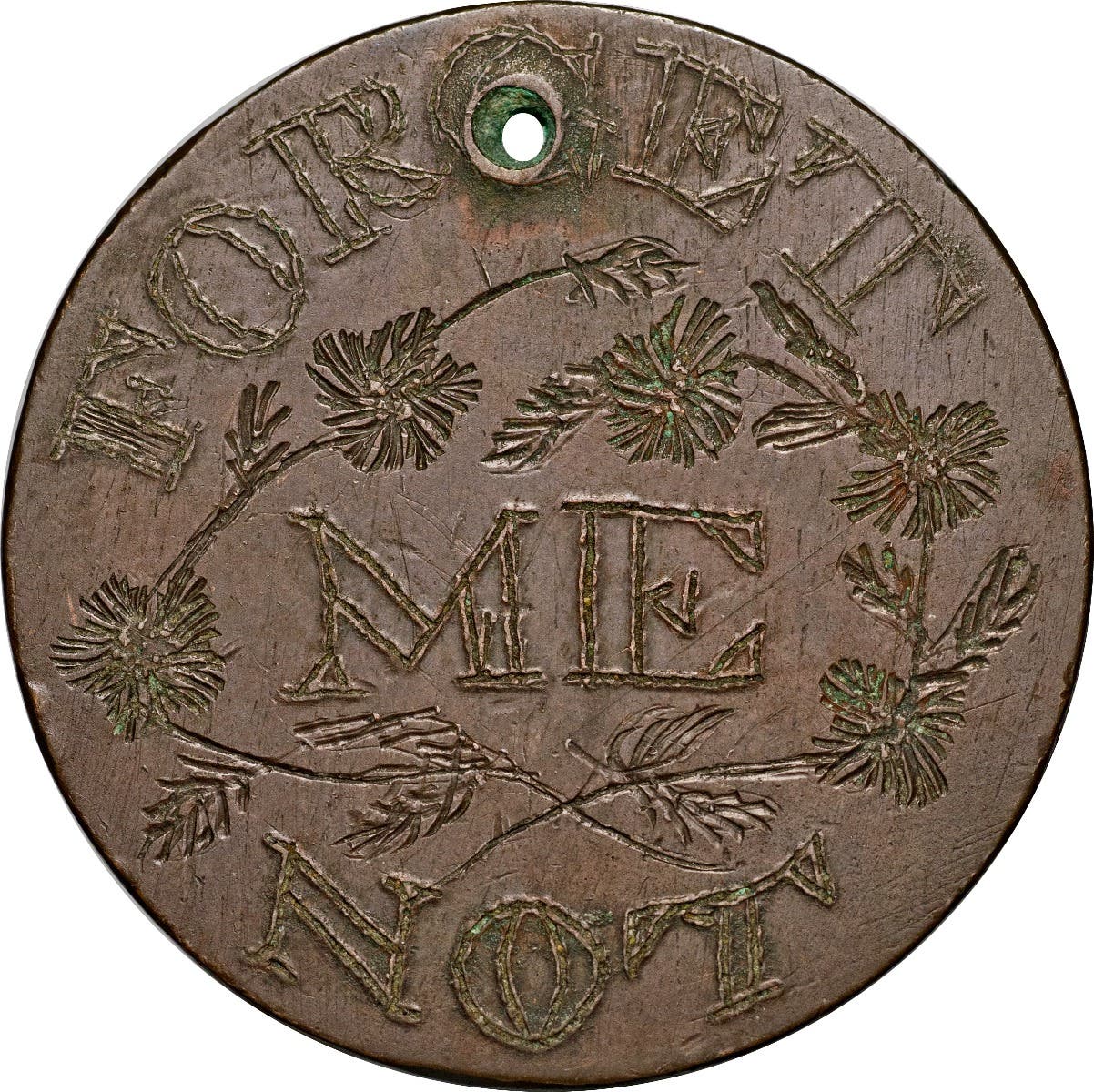 1797 Forget Me Not Convict Love Token Extremely Fine