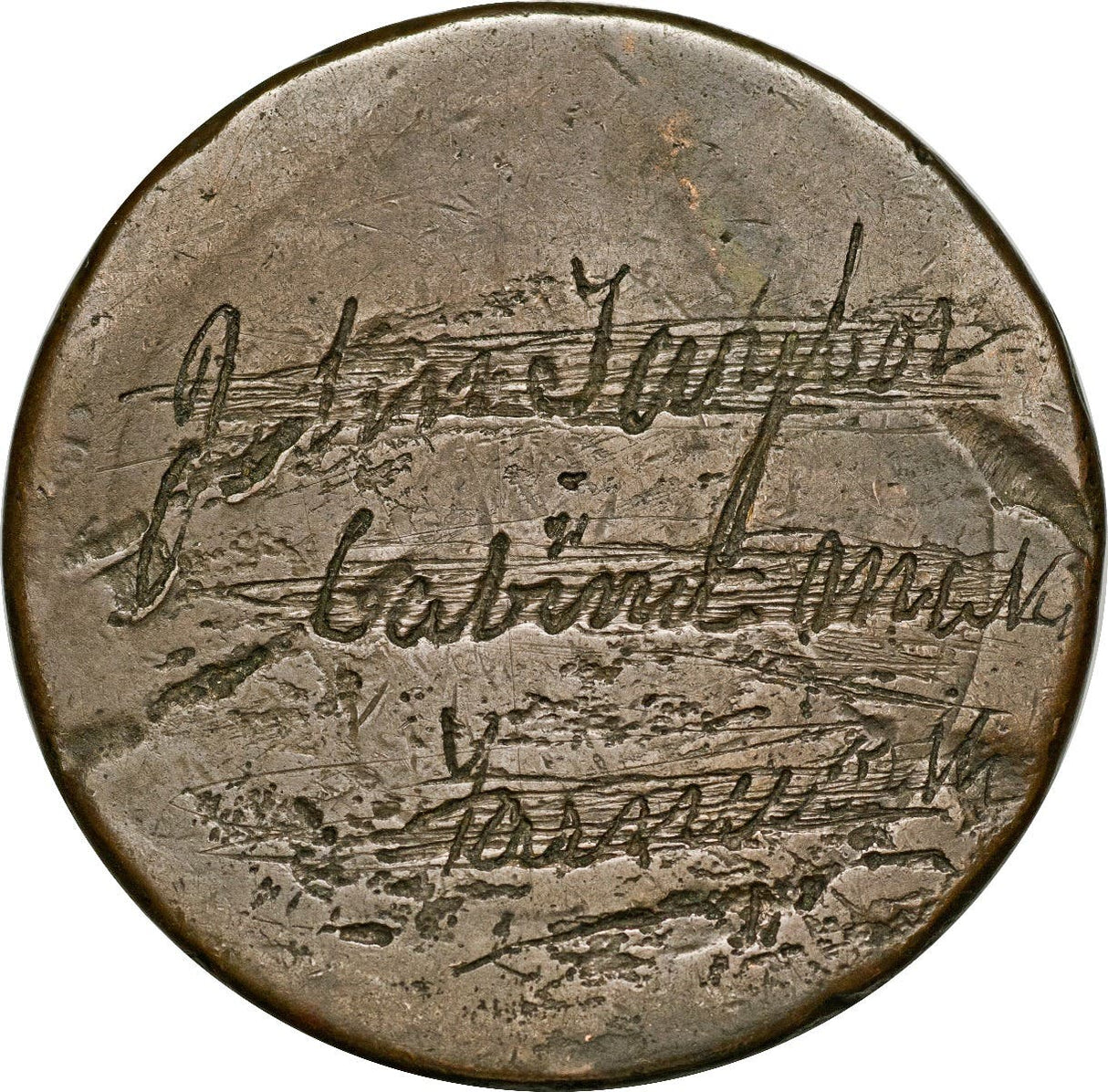 19th Century JC/John Taylor Convict Love Token Fair