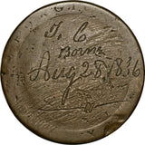 19th Century JC/John Taylor Convict Love Token Fair
