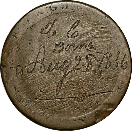 19th Century JC/John Taylor Convict Love Token Fair
