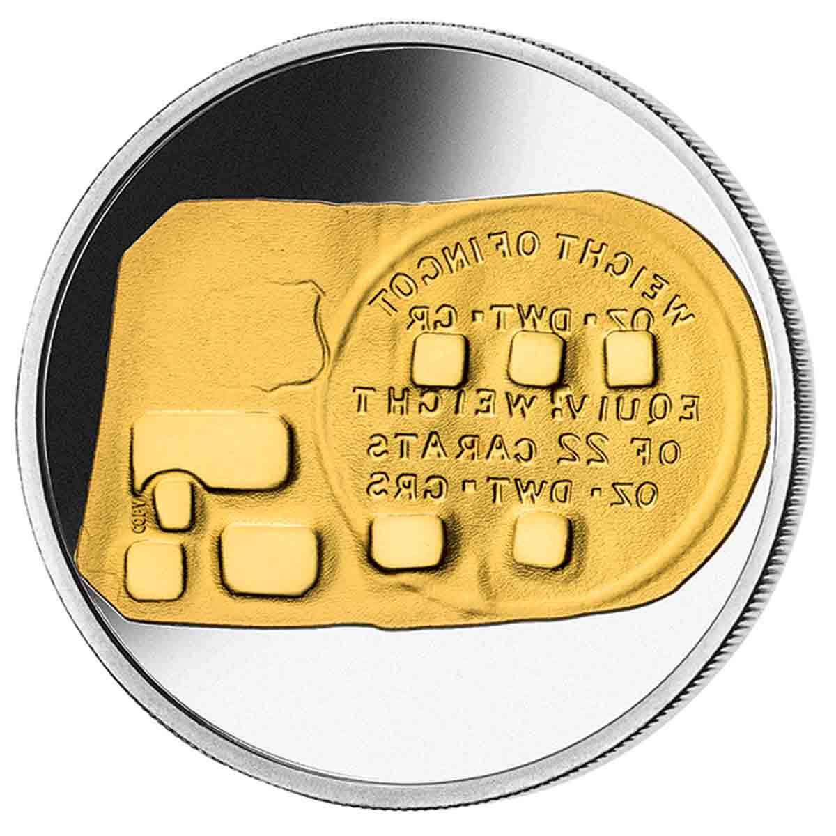 1852 Adelaide Assay Office Gold Ingot Replica