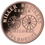 1862 Miller Brothers Penny Replica