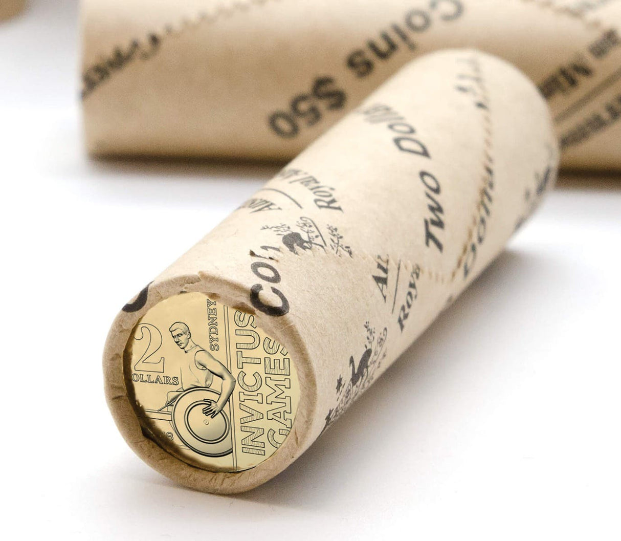 Australia Invictus Games 2018 $2 Aluminium-Bronze 25-Coin Uncirculated RAM Mint Roll