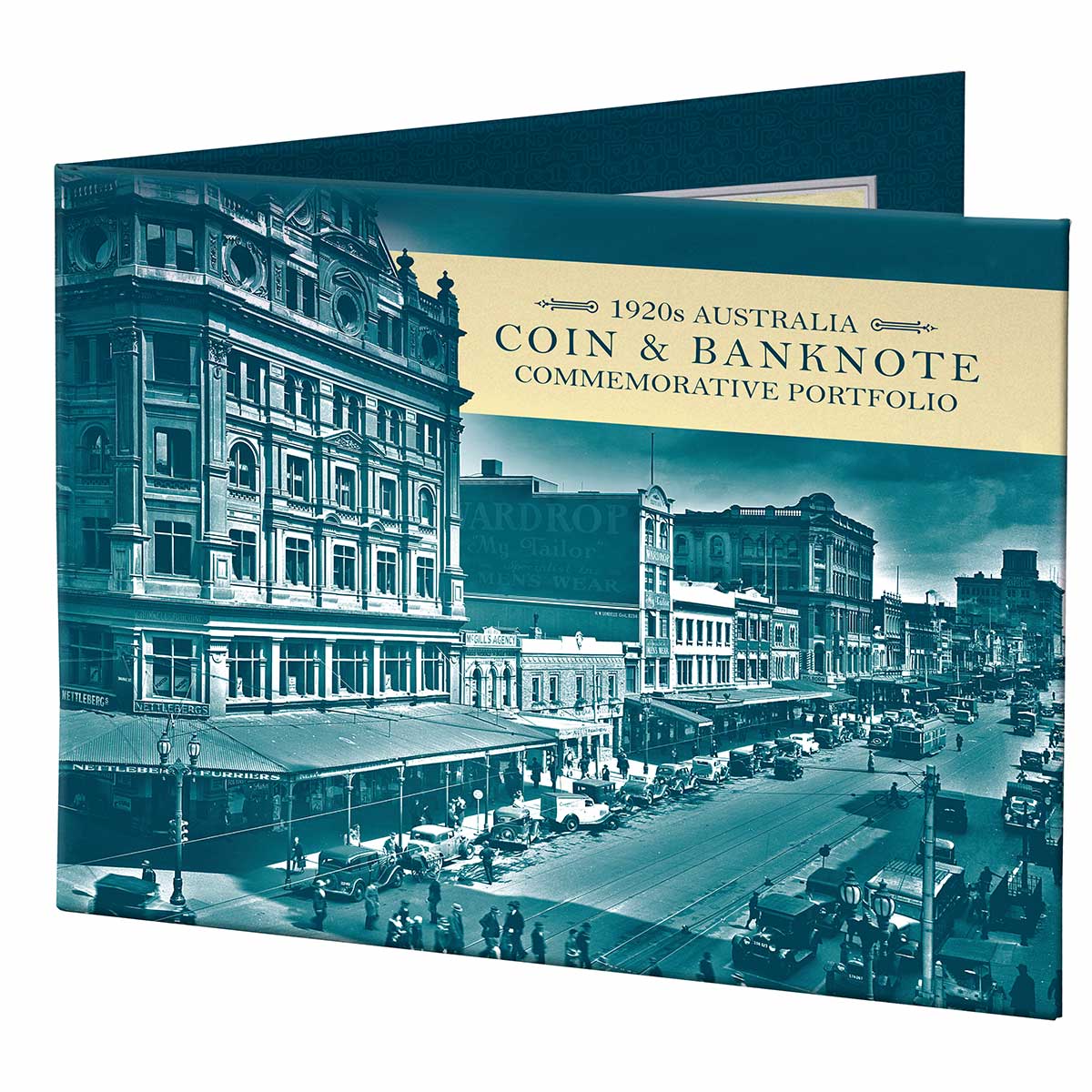 Australia 1920s Coin & Banknote Commemorative Portfolio (Fine-Very Fine)