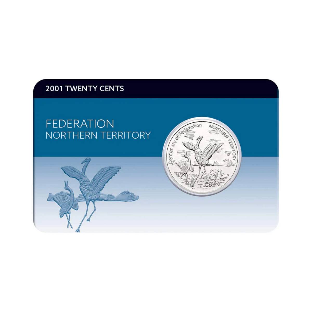 Centenary of Federation 2001 20c Northern Territory Cu-Ni Coin Pack