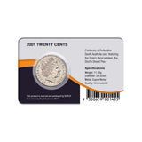 Australia Centenary of Federation 2001 20c South Australia Cupro-Nickel Uncirculated Coin Pack