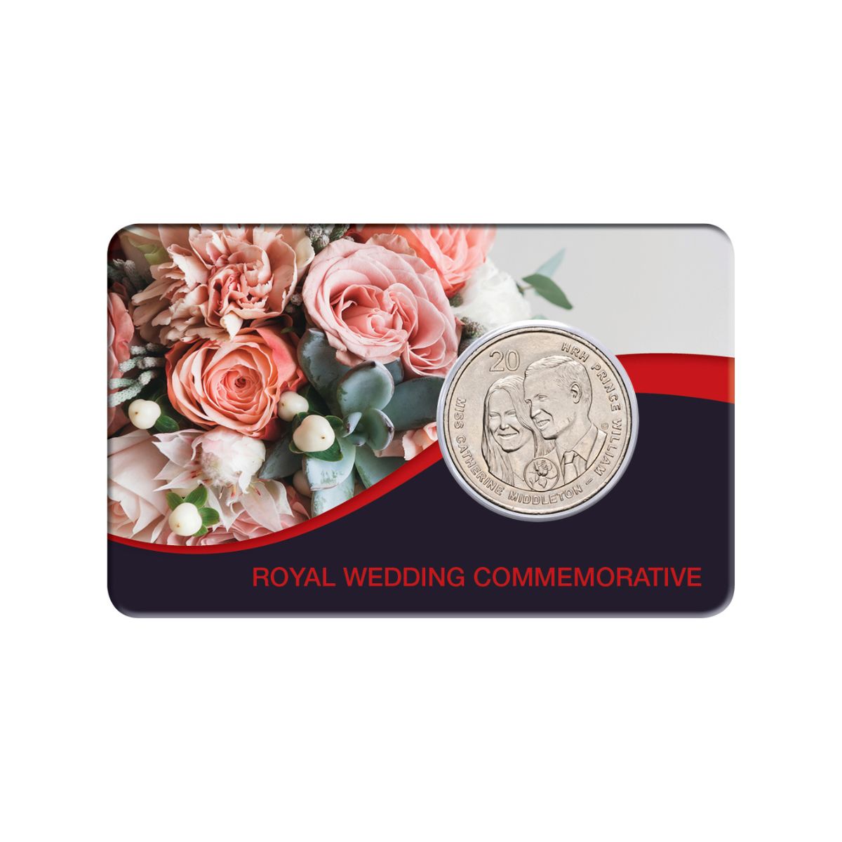 Australia Royal Wedding 2011 20c Cupro-Nickel Uncirculated Coin Pack