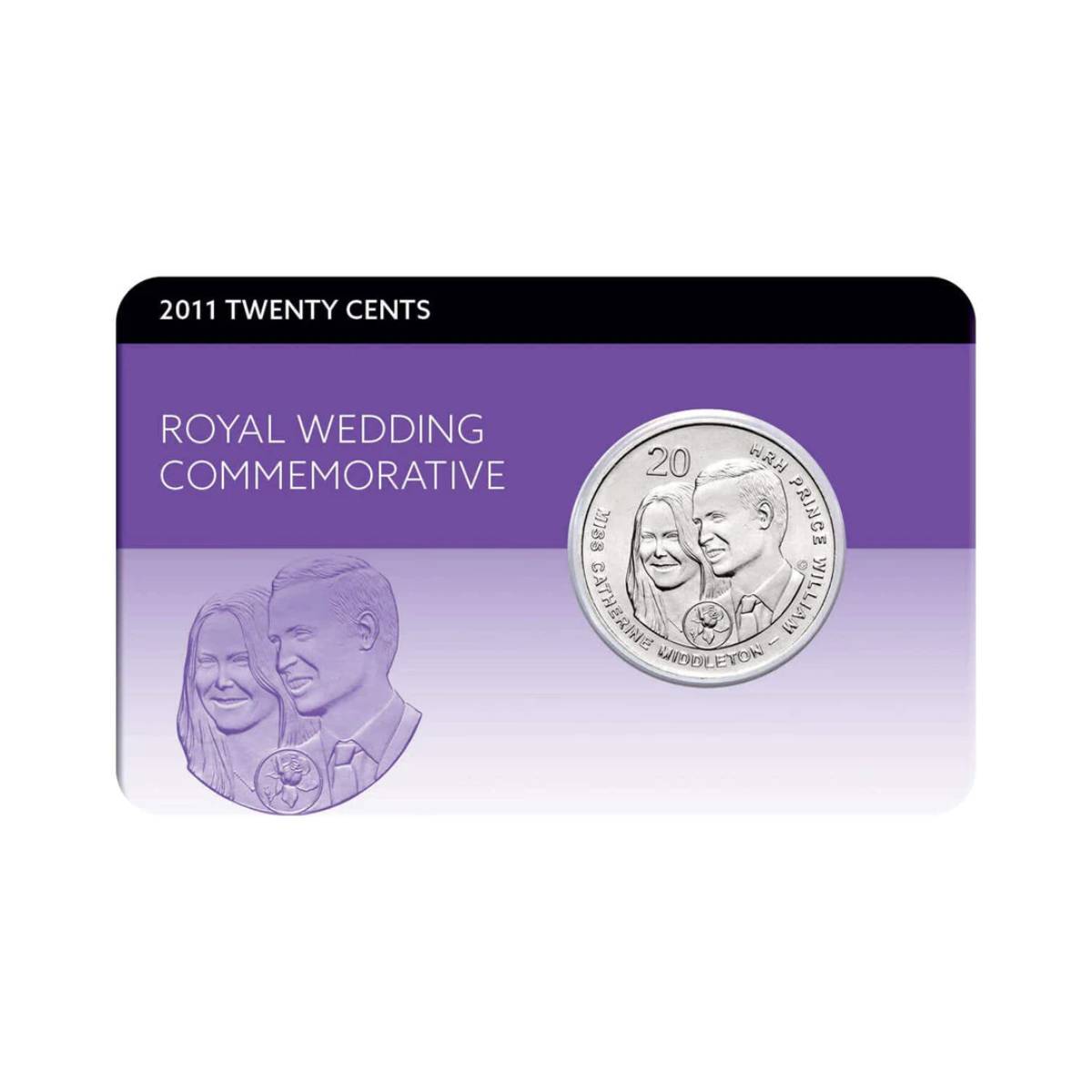 Royal Wedding 2011 20c Cu-Ni Coin Pack