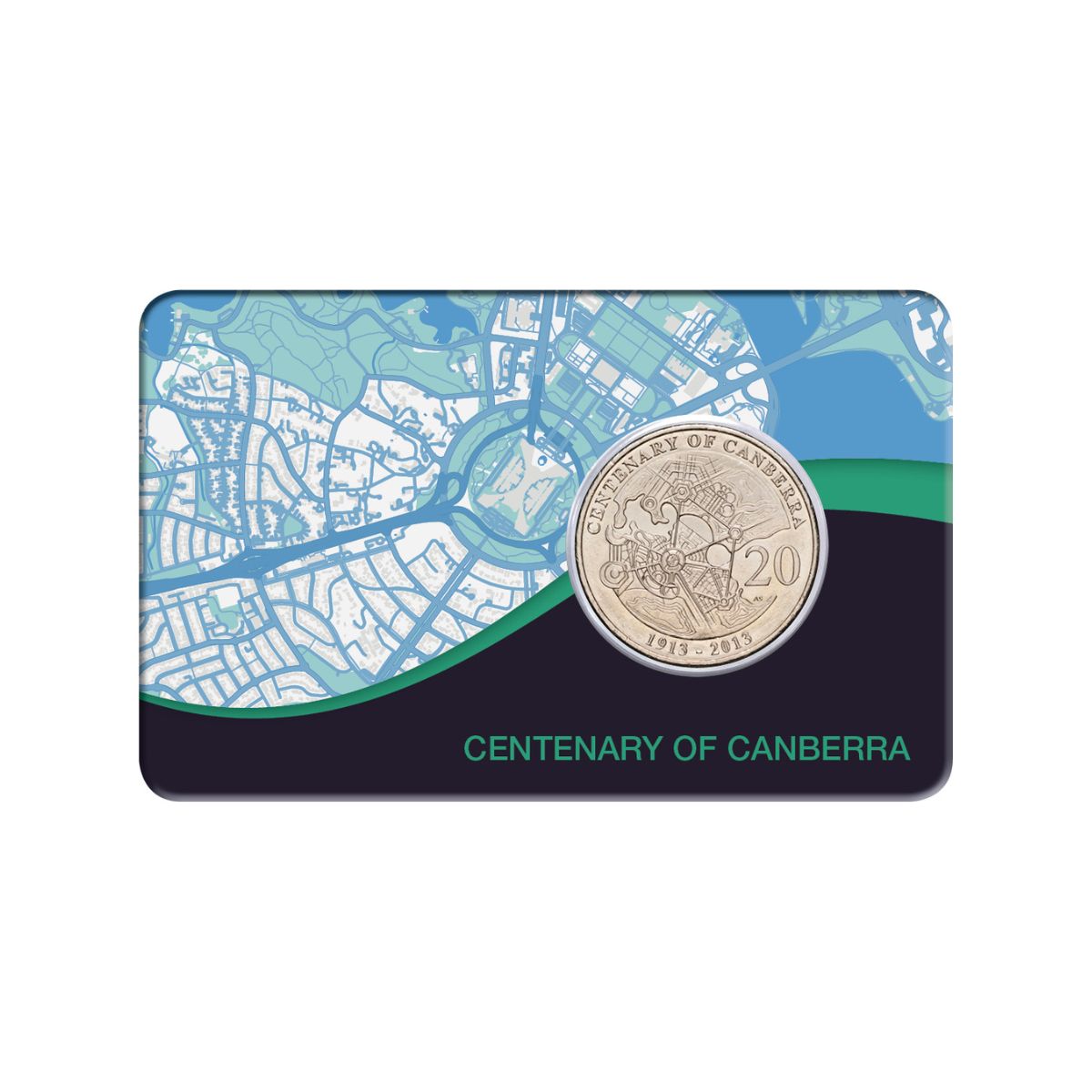 Australia Canberra Centenary 2013 20c Cupro-Nickel Uncirculated Coin Pack