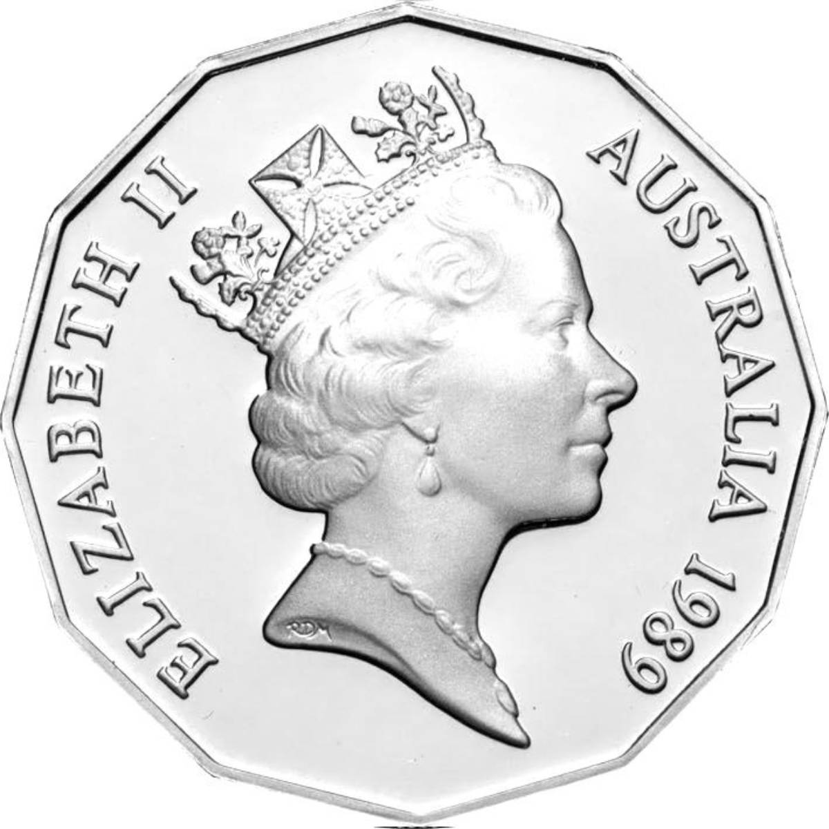 Queen Elizabeth II Accession Silver Jubilee 1977 50c Cu-Ni Coin Pack