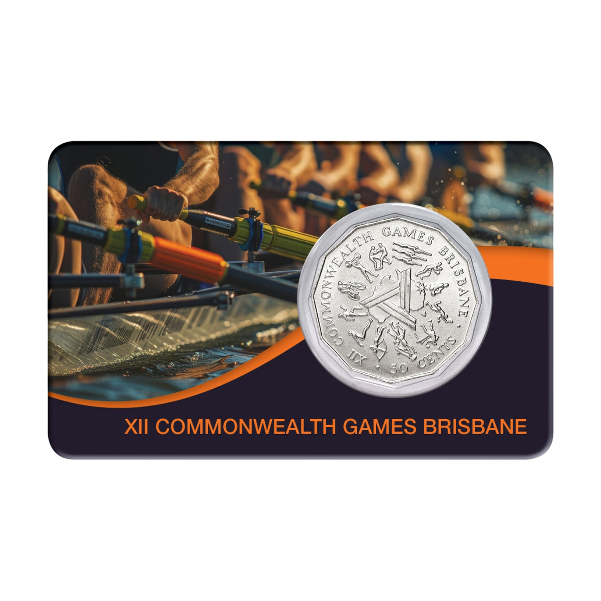 XII Commonwealth Games Brisbane 1982 50c Cu-Ni Coin Pack