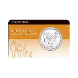 Australia International Year of the Family 1994 50c Cupro-Nickel Uncirculated Coin Pack