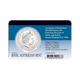 Australia Centenary of Federation 2001 50c Norfolk Island Cupro-Nickel Uncirculated Coin Pack