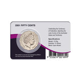 Australia Centenary of Federation 2001 50c Queensland Cupro-Nickel Uncirculated Coin Pack