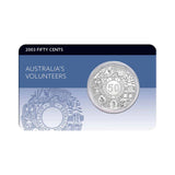 Australia Volunteers 2003 50c Cupro-Nickel Uncirculated Coin Pack