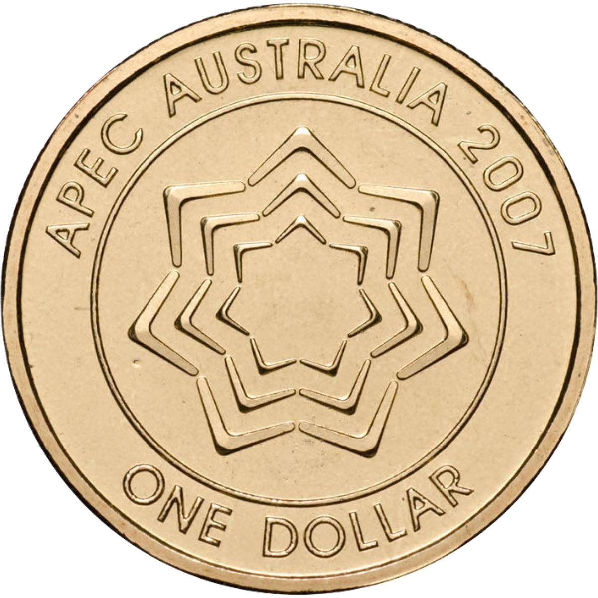 APEC Australia 2007 $1 Al-Br Coin Pack