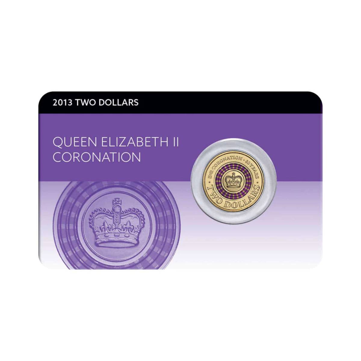 Queen Elizabeth II Coronation 60th Anniversary 2013 $2 Al-Br Coin Pack