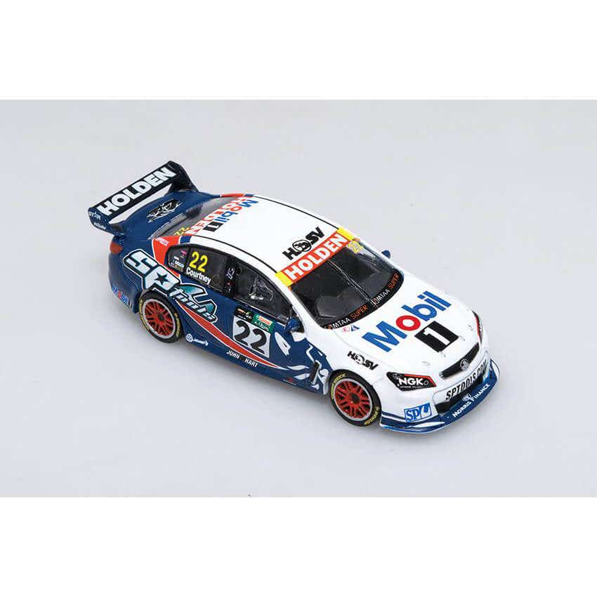 Holden VF Commodore HRT 2015 Townsville 400 Peter Brock Tribute Livery - Driver: James Courtney 1:64 Model Car