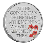 Remembrance Day 2021 £5 Coloured Cupro-Nickel Brilliant Uncirculated Coin