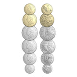 Australia Charles III 2025 5c-$2 Heads/Heads or Tails/Tails 6-Roll Set