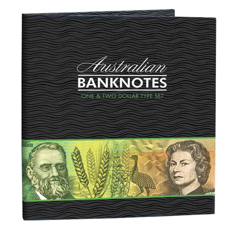 Australia $1 & $2 Banknote Uncirculated 4-Note Type Set