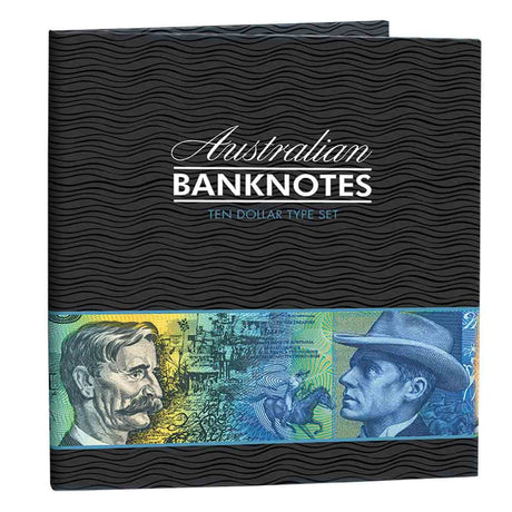 Australia $10 Banknote Uncirculated 5-Note Type Set