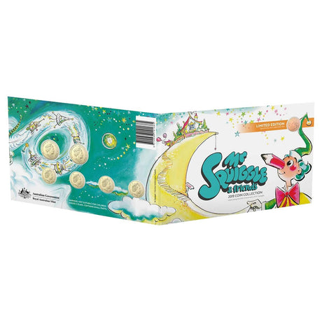 Australia 2019 Mr Squiggle Aluminium-Bronze Uncirculated 7-Coin Set