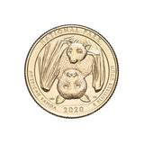 US National Parks 2020 National Park of American Samoa Gold-plated Coin