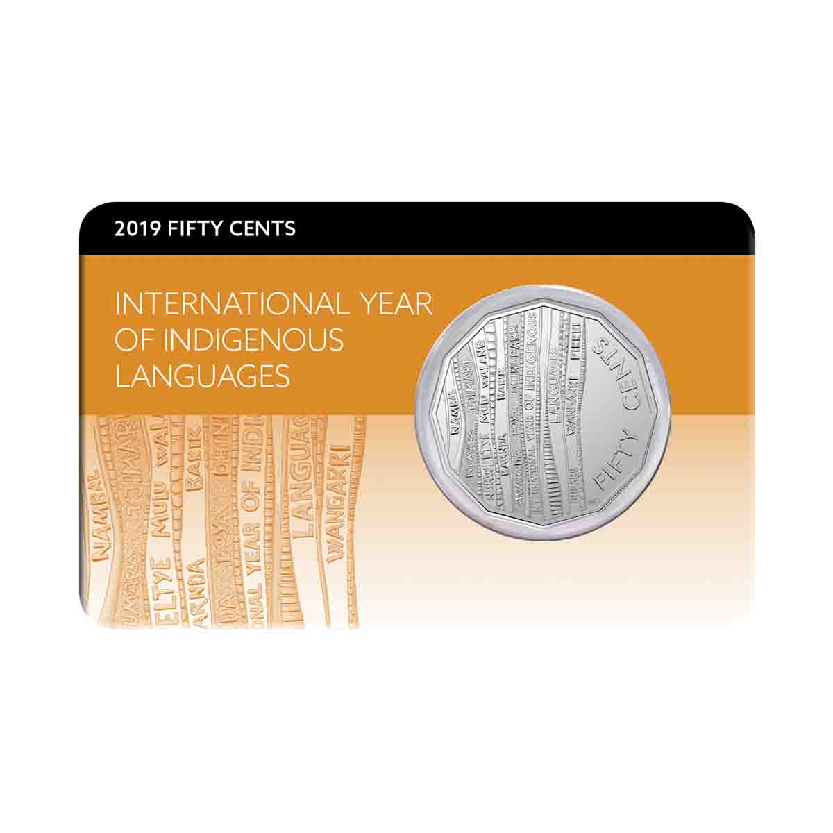 International Year of Indigenous Languages 2019 50c Cu-Ni Coin Pack
