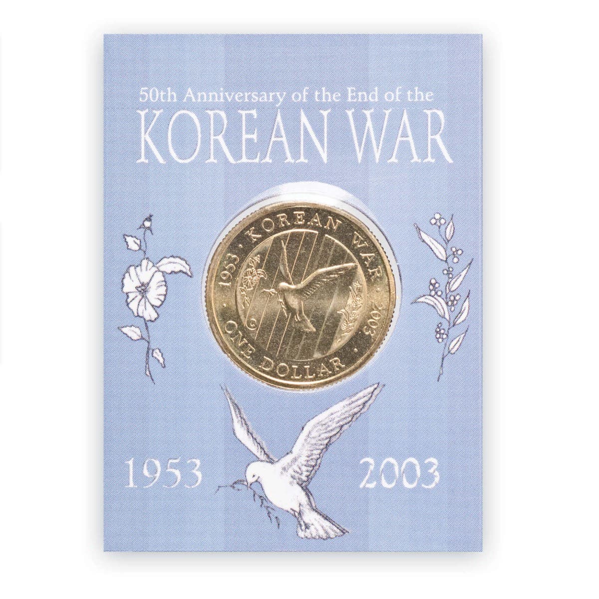 Australia Korean War 50th Anniversary 2003 $1 Aluminium-Bronze Mintmark Uncirculated 4-Coin Set