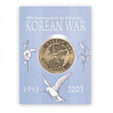 Australia Korean War 50th Anniversary 2003 $1 Aluminium-Bronze Mintmark Uncirculated 4-Coin Set