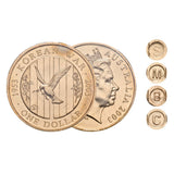 Australia Korean War 50th Anniversary 2003 $1 Aluminium-Bronze Mintmark Uncirculated 4-Coin Set