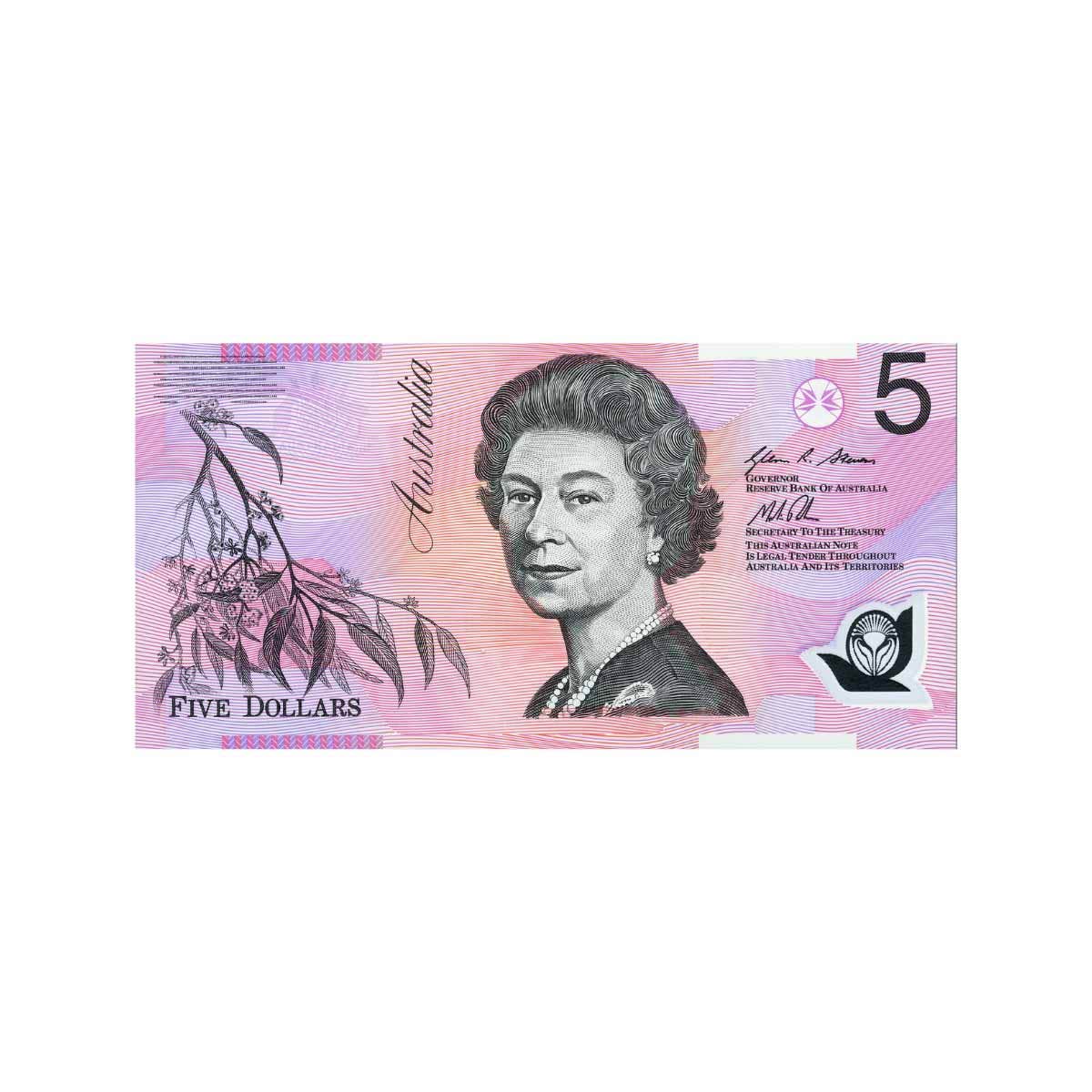 2013 $5 R222bL Stevens/Parkinson EA13 Last Prefix Banknote Uncirculated