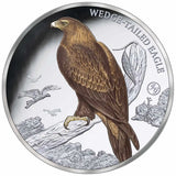 Birds of Australia Wedge-Tailed Eagle Silver-plated Prooflike Commemorative