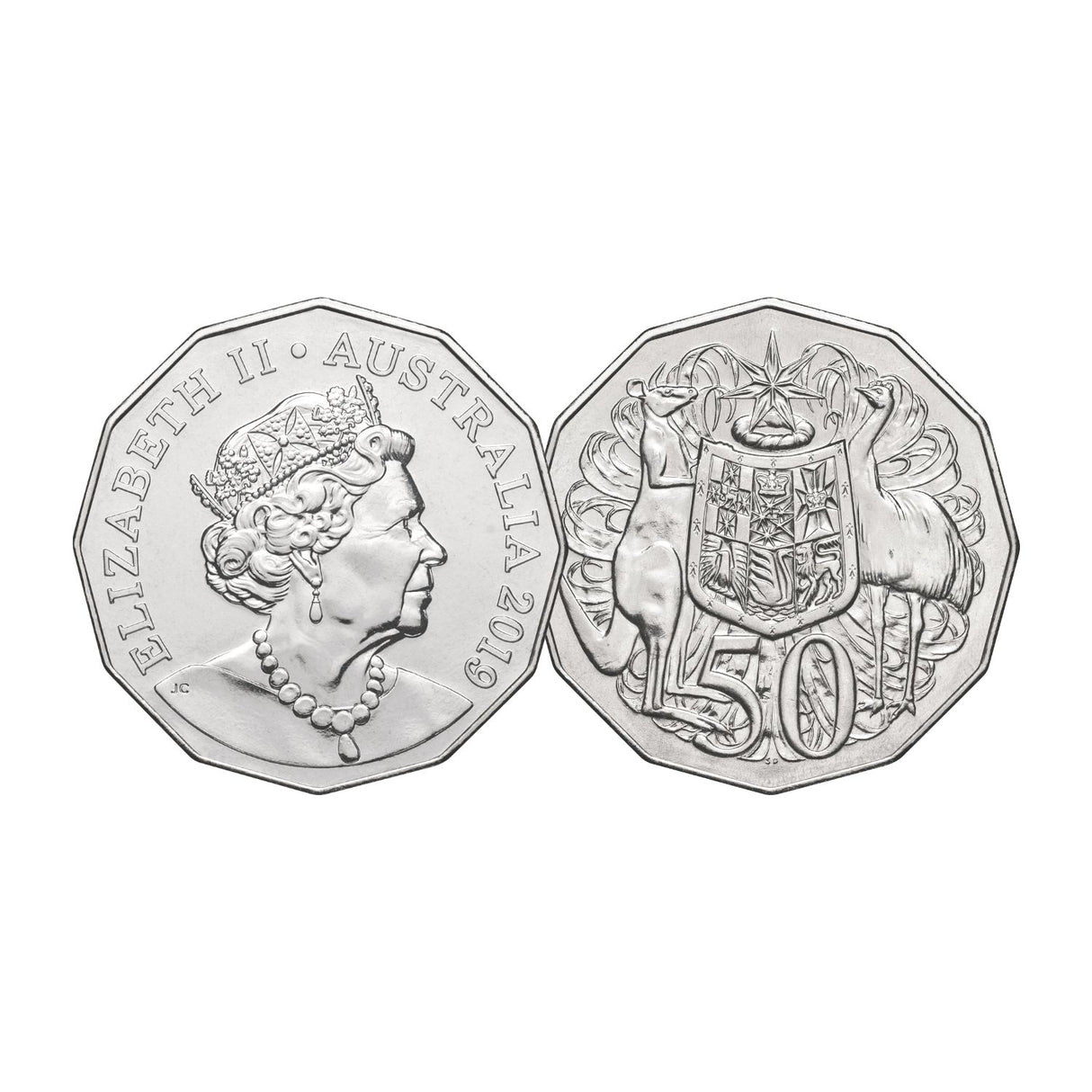 Australia Queen Elizabeth II 1966-2022 50c Portrait Uncirculated 7-Coin Collection