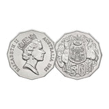 Australia Queen Elizabeth II 1966-2022 50c Portrait Uncirculated 7-Coin Collection