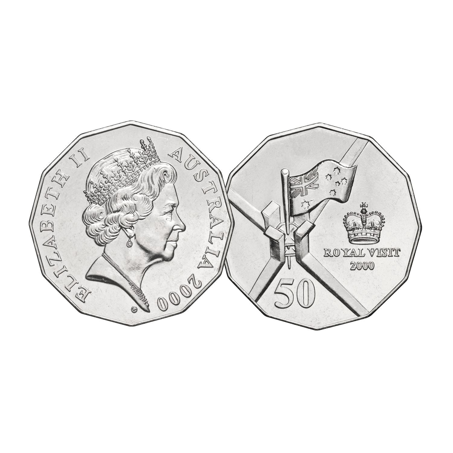 Australia Queen Elizabeth II 1966-2022 50c Portrait Uncirculated 7